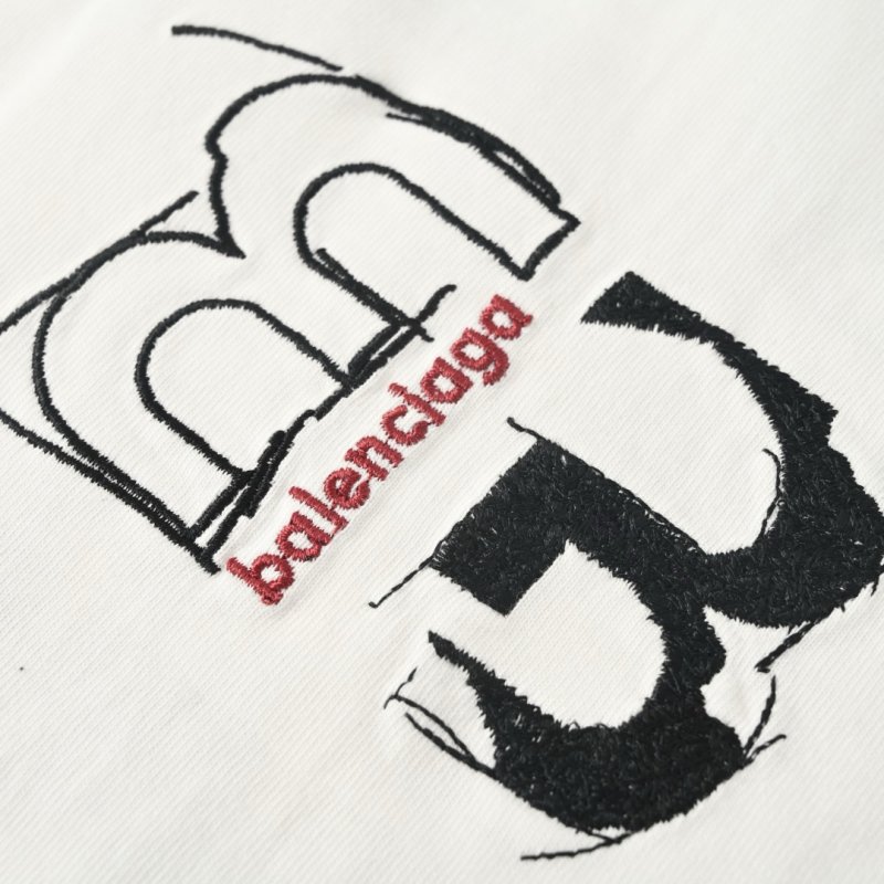 Balenciaga BB Logo White T-Shirt view