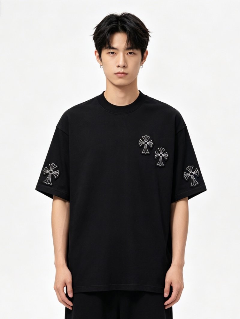Chrome Hearts White Cross Graphic T-Shirt view