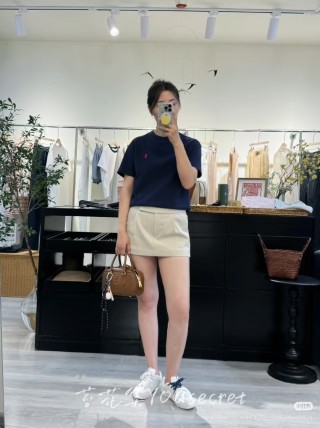 Ralph Lauren Pony Logo Navy Crew Neck T-Shirt view 4