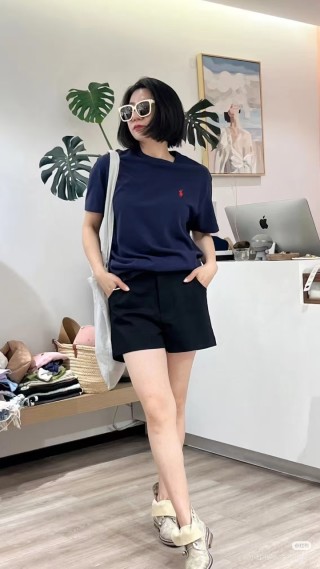 Ralph Lauren Pony Logo Navy Crew Neck T-Shirt view 8