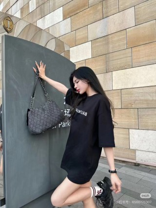 Essentials Black Logo T-Shirt view 5