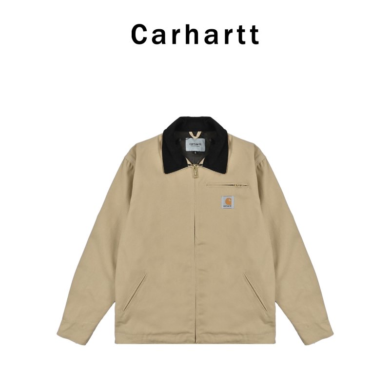 Carhartt Canvas Work Jacket Cream view