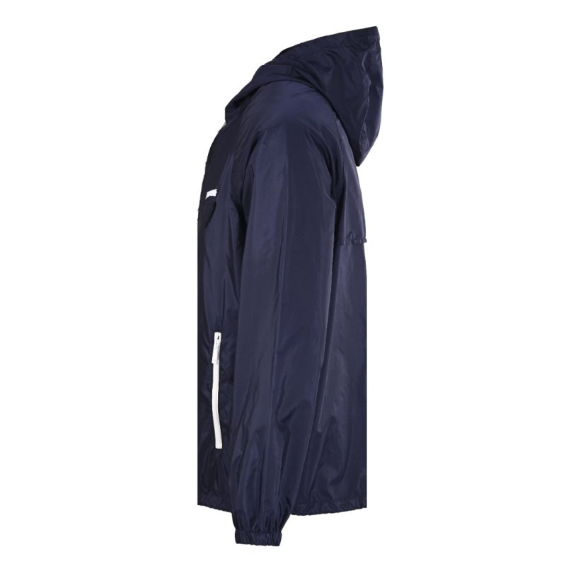 Stone Island Navy Nylon Hooded Windbreaker Jacket view