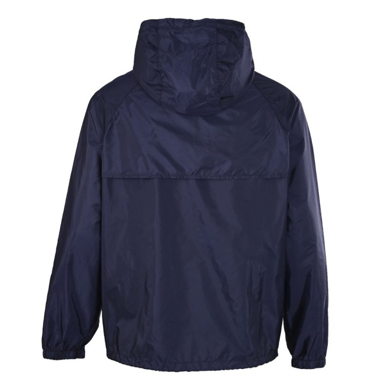Stone Island Navy Nylon Hooded Windbreaker Jacket view