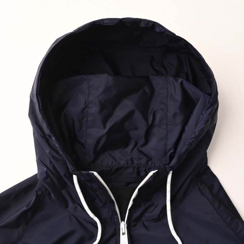 Stone Island Navy Nylon Hooded Windbreaker Jacket view