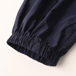 Stone Island Navy Nylon Hooded Windbreaker Jacket view 11
