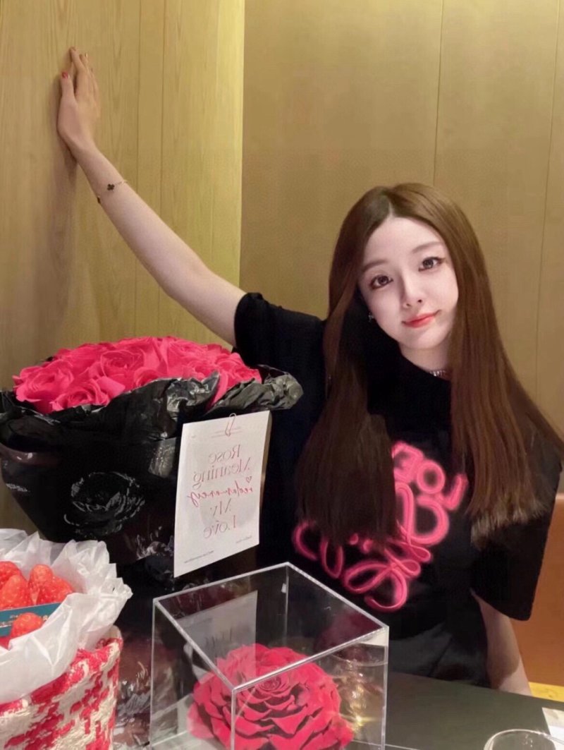 Loewe Neon Pink Anagram Logo Black T-Shirt view