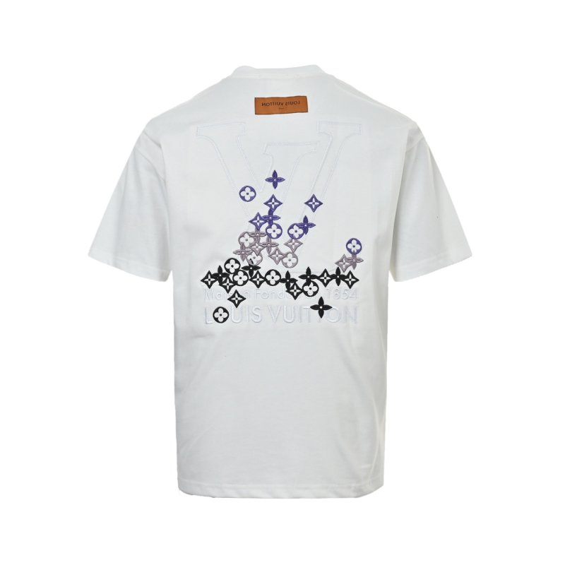 Louis Vuitton Monogram Diamond Print White T-Shirt view