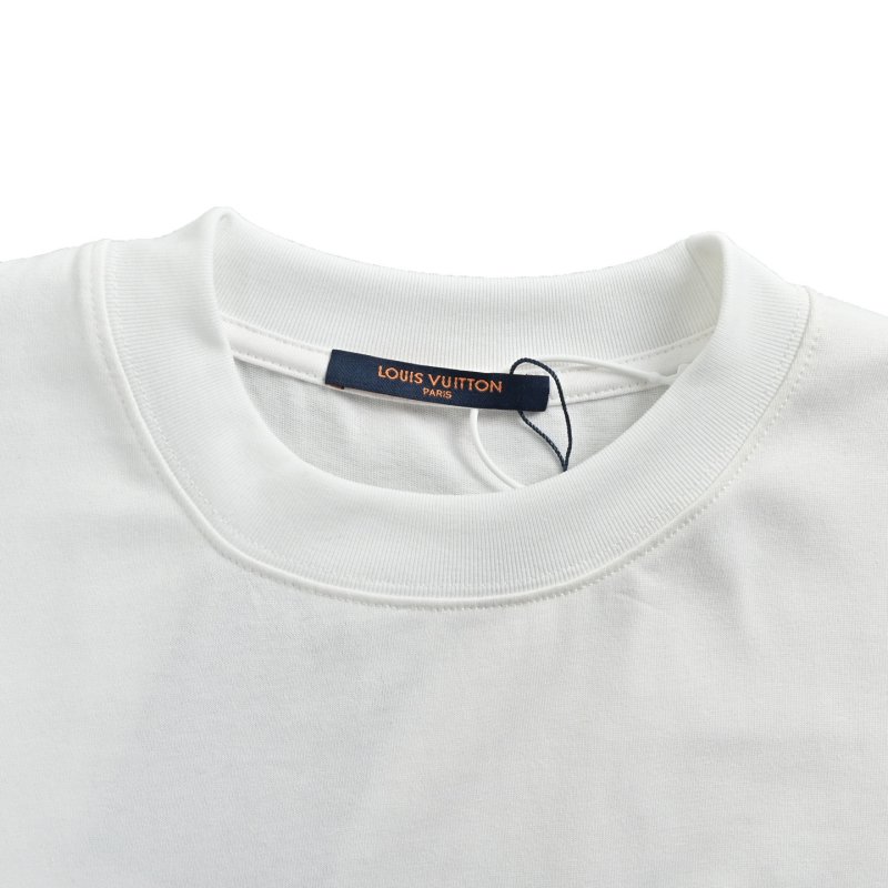 Louis Vuitton Monogram Diamond Print White T-Shirt view