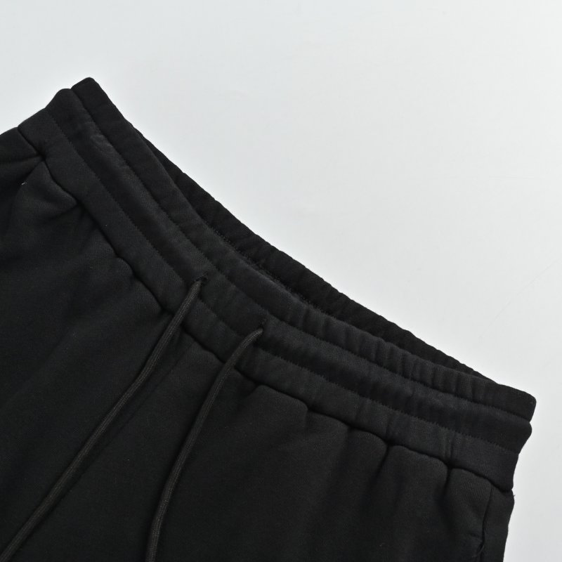 Prada Black Technical Shorts with Triangle Logo view
