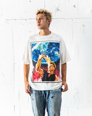 White Graphic Print Short Sleeve T-Shirt view 7