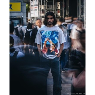 White Graphic Print Short Sleeve T-Shirt view 8