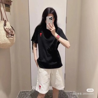 Burberry White Embroidered Shorts with Red Rose Detail view 3
