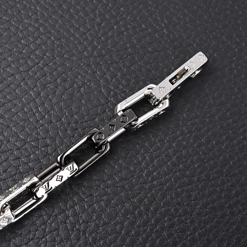 Louis Vuitton Monogram Chain Marble Link Bracelet Blue/White view