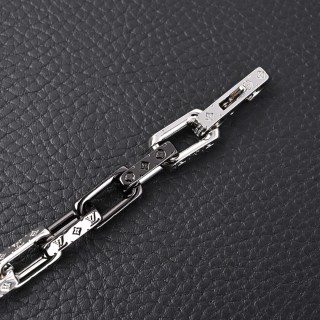 Louis Vuitton Monogram Chain Marble Link Bracelet Blue/White view 5