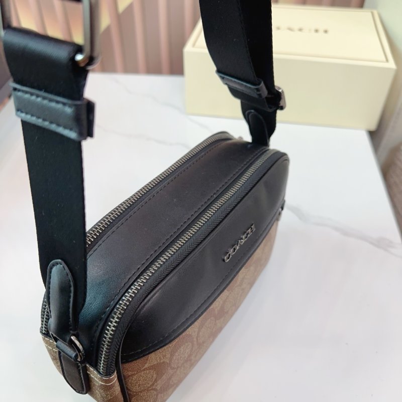 Coach Monogram Camera Crossbody Bag Black view
