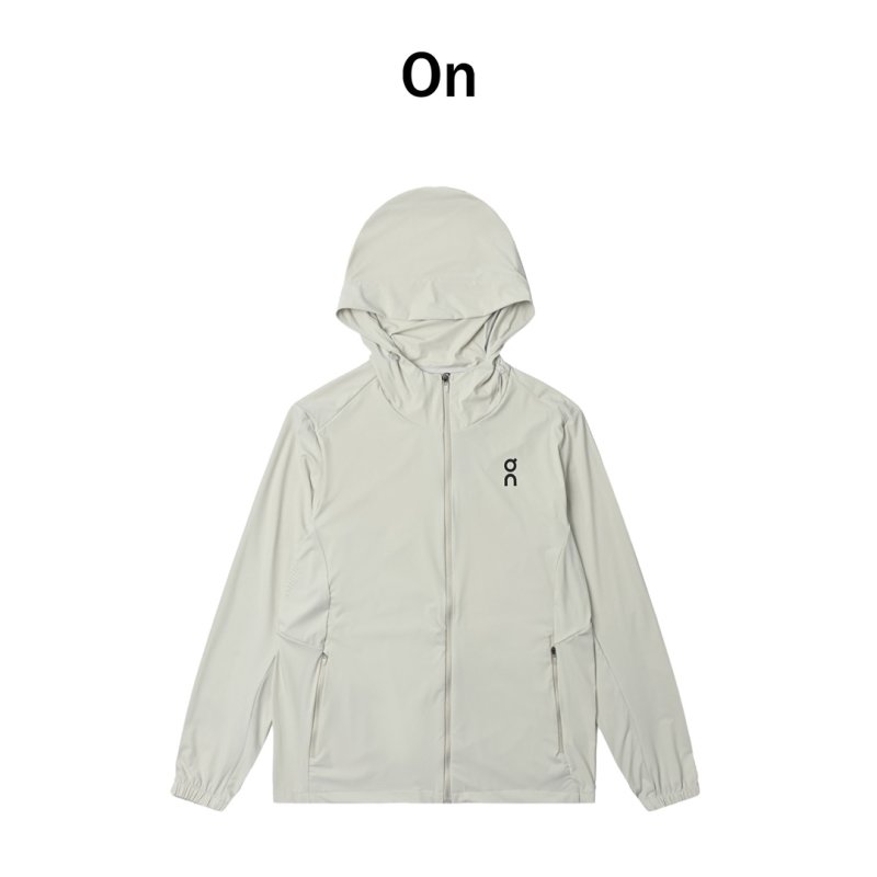 On Cream Lightweight Zip Jacket view