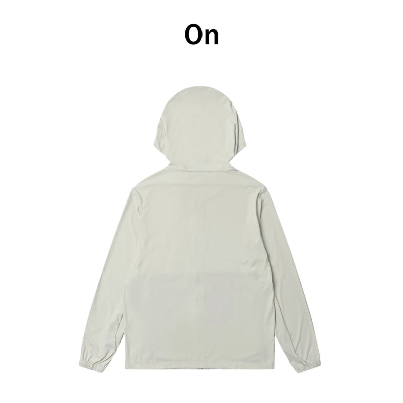 On Cream Lightweight Zip Jacket view