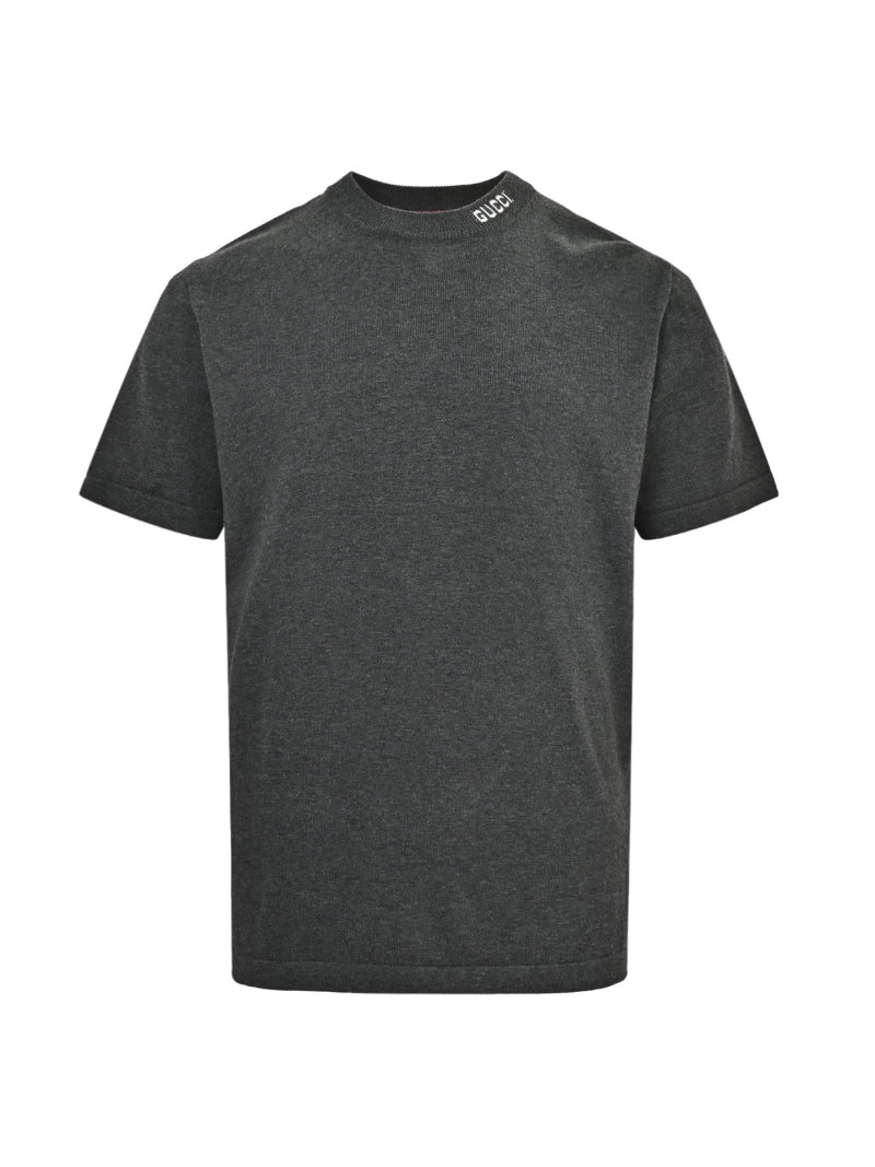 Black Crew Neck Short Sleeve T-Shirt view