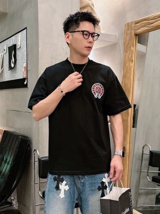 Chrome Hearts Black Graphic Short Sleeve T-Shirt view 2