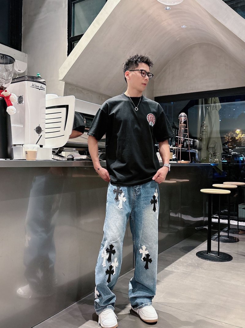 Chrome Hearts Black Graphic Short Sleeve T-Shirt view