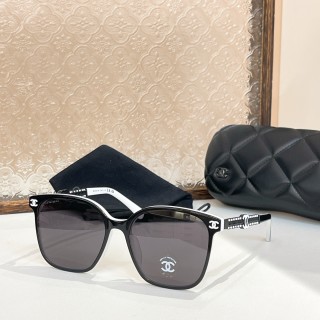 Chanel Model 5559 Black Square Sunglasses view 5