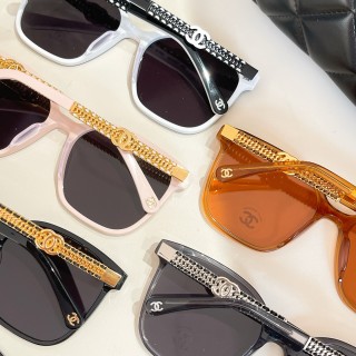 Chanel Model 5559 Black Square Sunglasses view 7