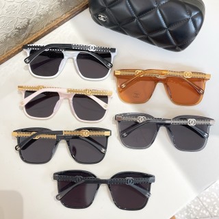 Chanel Model 5559 Black Square Sunglasses view 8