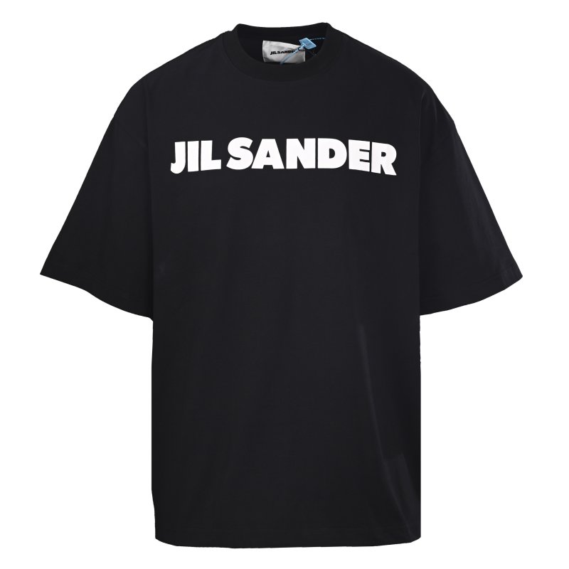 Jil Sander Logo Print Black T-Shirt view