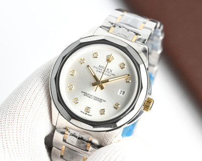 Rolex Datejust 42mm Black Dial Steel Watch view 6