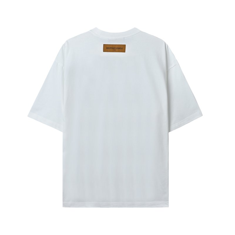 Cream Oversized Graphic Print T-Shirt with Colorful Art Design view