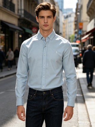 Polo Ralph Lauren Light Blue Oxford Button-Down Shirt view 1