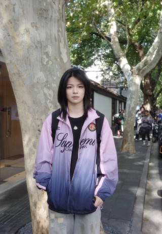 Supreme Pink Gradient Zip Jacket
