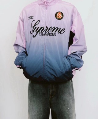 Supreme Pink Gradient Zip Jacket view 2