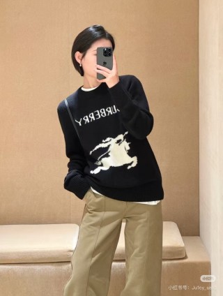 Burberry Black Horse Logo Knit Sweater view 3