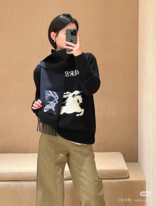 Burberry Black Horse Logo Knit Sweater view 4