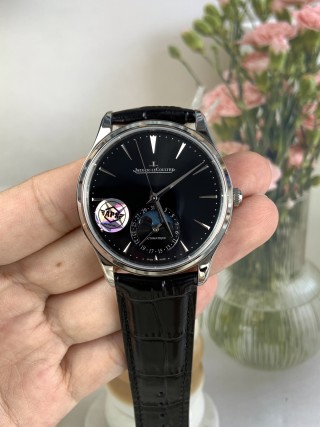 Jaeger-LeCoultre Master Ultra Thin Moon Black Dial Watch view 1