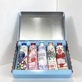 L'Occitane Berry Love 5-Piece Hand Cream Set in Tin Box view 3