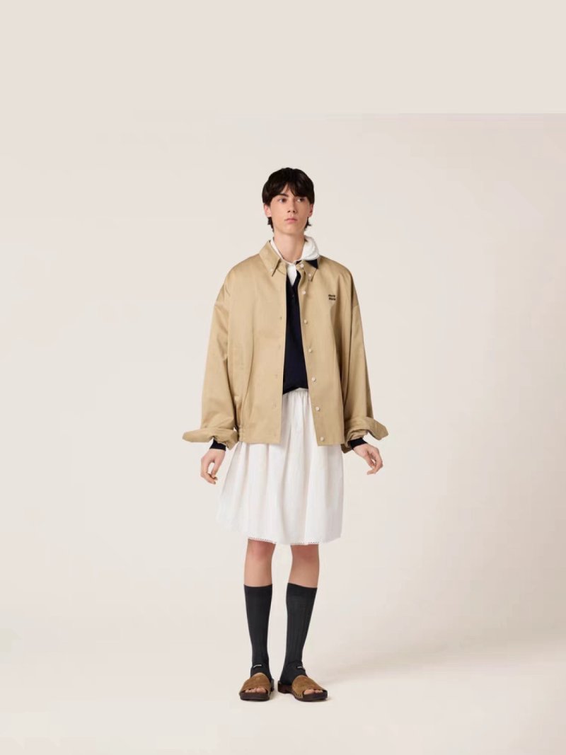 Burberry Beige Cotton Overshirt Jacket
