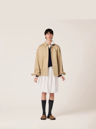 Burberry Beige Cotton Overshirt Jacket view 1
