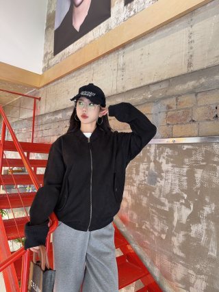 Polo Ralph Lauren Black Harrington Jacket Women's view 3