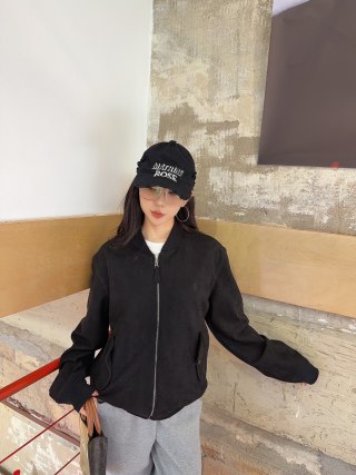 Polo Ralph Lauren Black Harrington Jacket Women's view 6