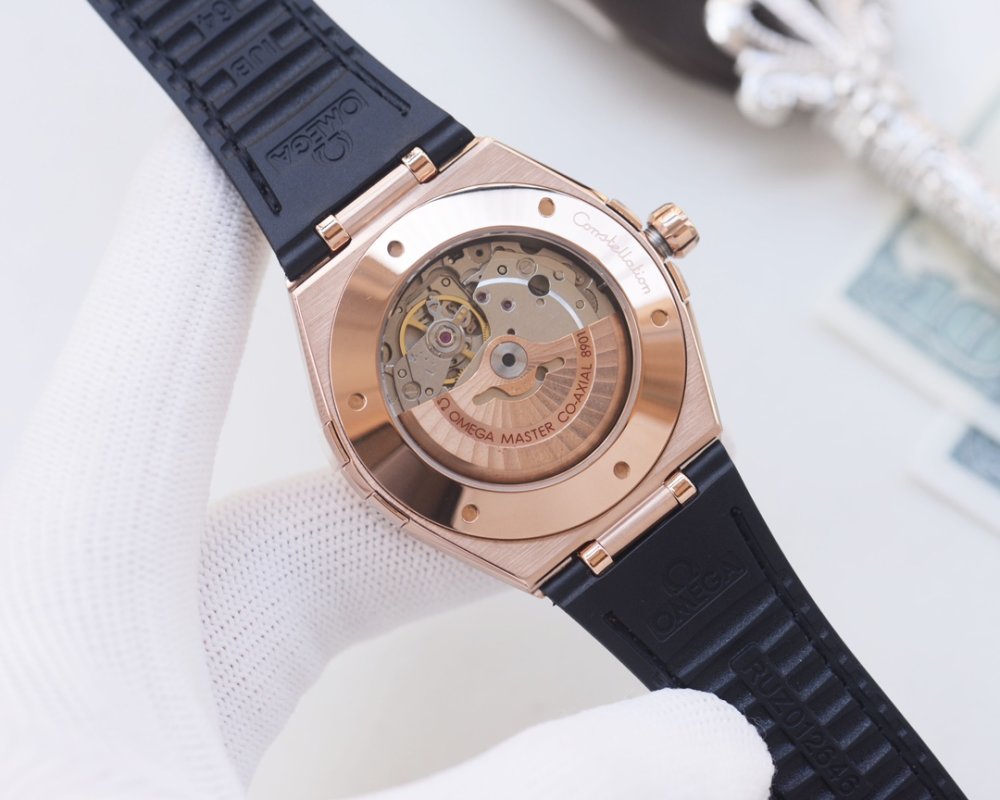Omega Constellation Meteorite Dial Gold Mechanical Watch 41mm view