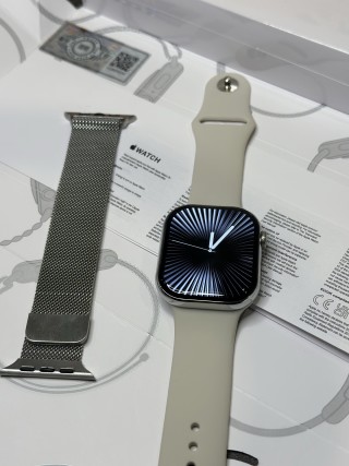 Apple Watch Series 10 46mm Titanium Silver UA Replica view 7