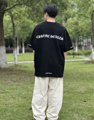 Black Oversized Logo T-Shirt view 2