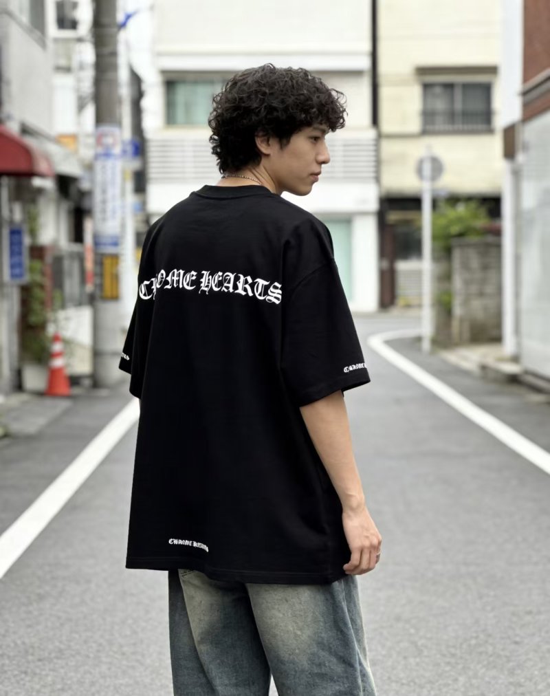 Black Oversized Logo T-Shirt view