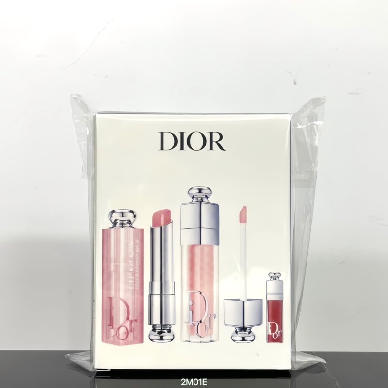 Dior Lip Care 3-Piece Set – Color-Changing & Plumping