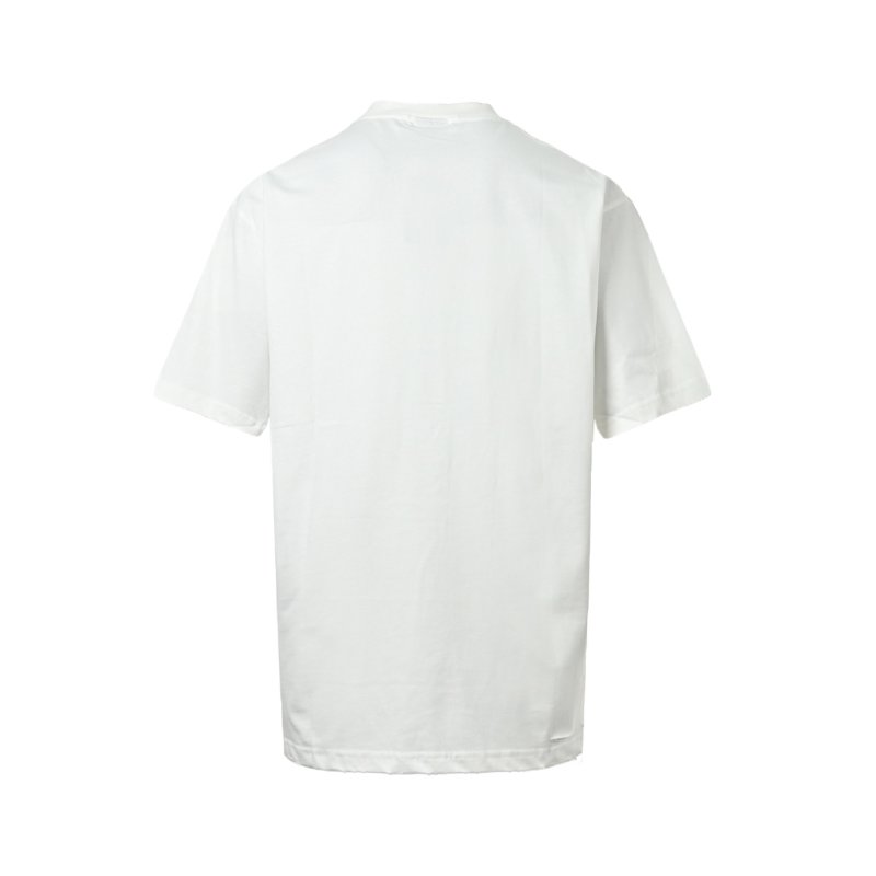 Oversized Emoji Grid Print White T-Shirt view