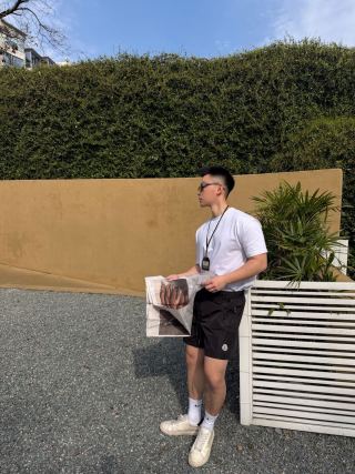 Moncler Black Nylon Drawstring Shorts view 4