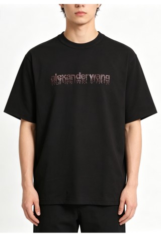 Alexander Wang Black Logo T-Shirt view 1